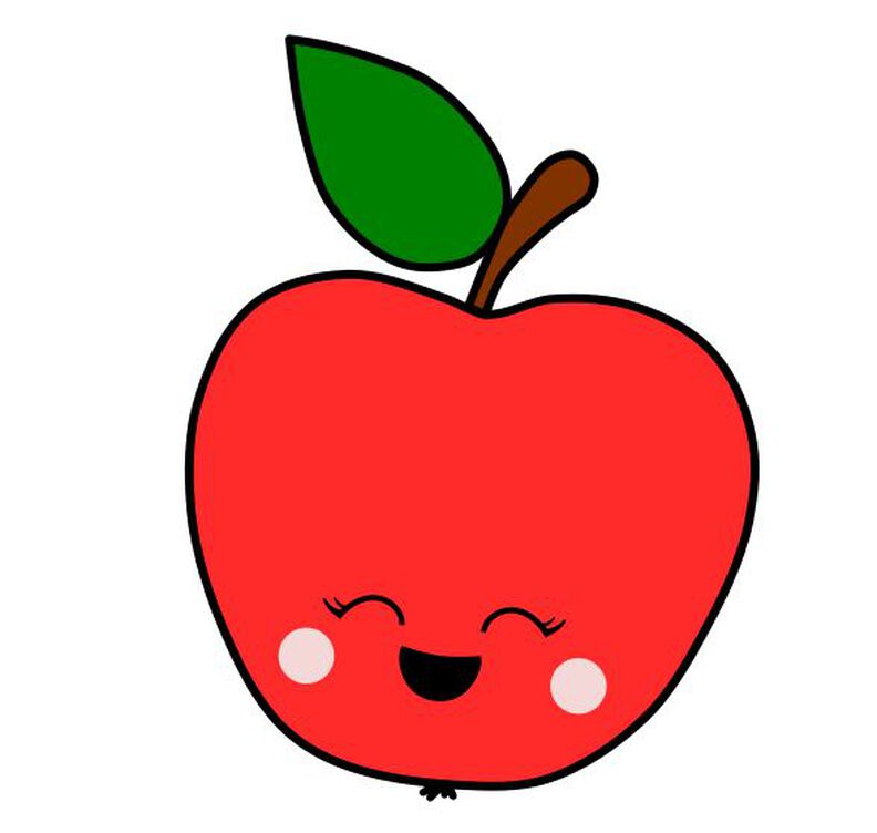 Äpfelchen Plotterdatei DXF SVG image number 3