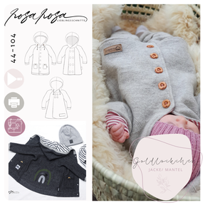 Goldlöckchen Jacke ♥ 44 - 104 inkl. A4/ Beamer/ A1