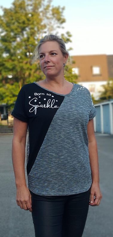 Shirt PALUDO Gr. 32-56 + gratis Plott/Tuch Schnittmuster image number 8