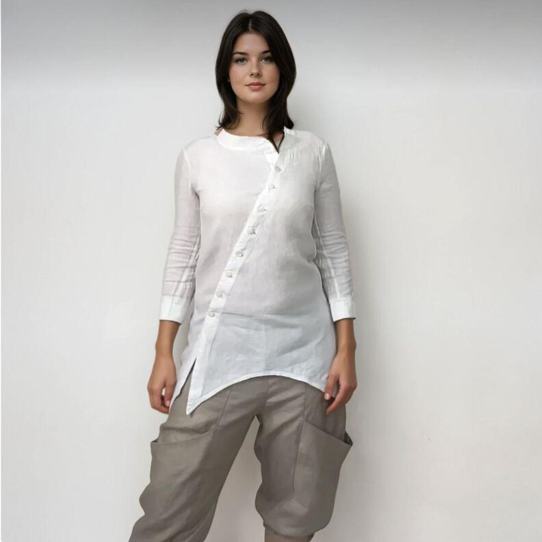 Bluse Belle Gr. 34-46 Schnittmuster - Longbluse image number 4