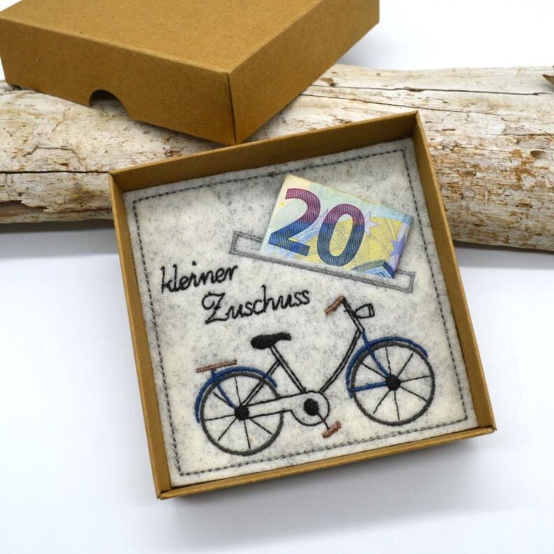 Stickdatei Wunscherfüller Fahrrad image number 1