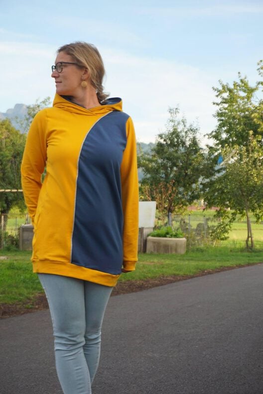 DAMENHOODIE MIT BABYBAUCHVERSION Gr. 32-50 image number 3