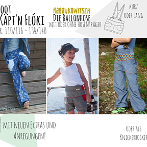 Käpt'n Flóki groot Retro Ballonhose