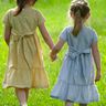 *Girls Partydress Webware*GR. 74 BIS 152 Kleid Einschulung thumbnail number 5