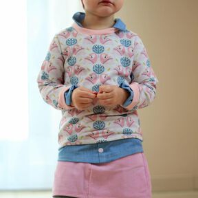 "Layering Sweater" midi - Pullover im Lagenlook Gr. 86-122
