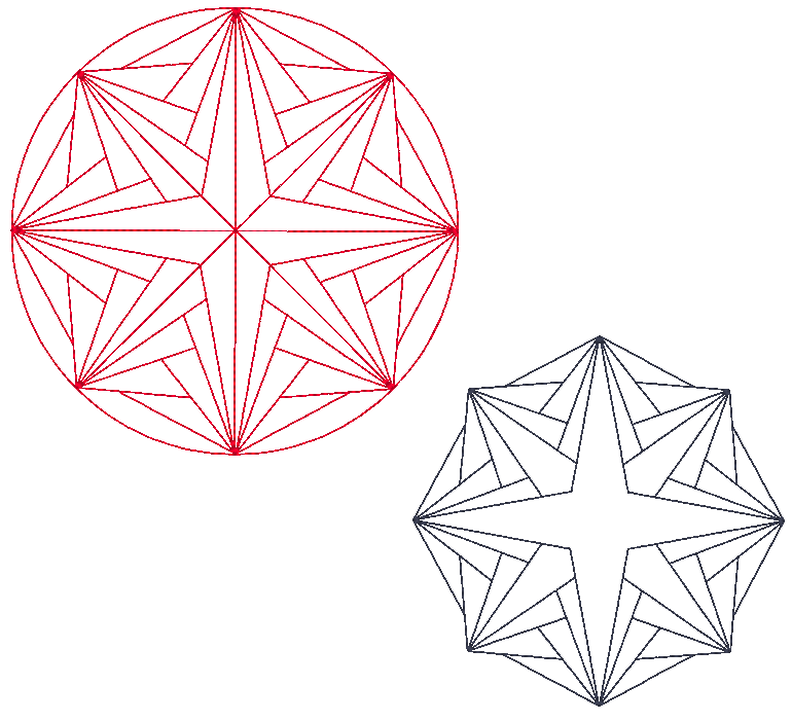 Stickdatei - Mandala Stern - schnell und einfach image number 6