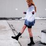 Oversized Sweatkleid / Sweater  / Pullover - Größen 34-50 thumbnail number 5