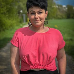 Cropped-Shirt - * Turn MEE crazy * - GR.32-48