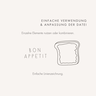 Plotter- und Laserdatei "TOAST" SVG PNG thumbnail number 3