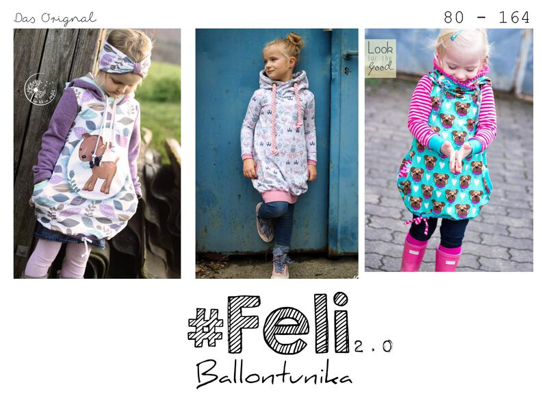 Feli 2.0 ♥ Ballontunika Gr 80 - 164 inkl. A4/ A0/ Beamer image number 9