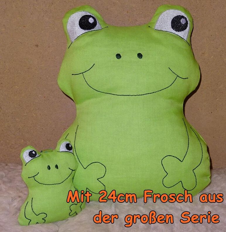 Frosch ITH 6cm bis 13cm Stickdatei image number 4