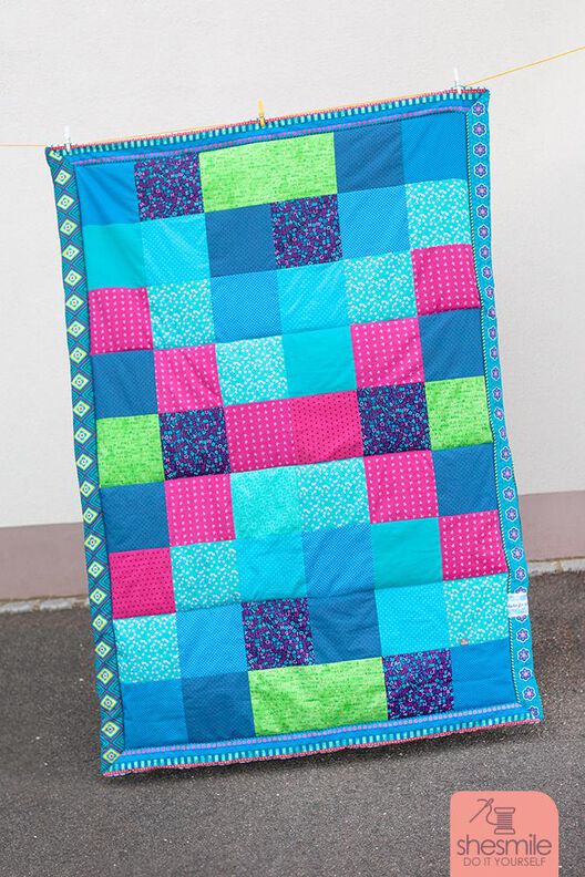 Patchworkdecke GerdaGemütlich (Nähanleitung & Schnittmuster) image number 5