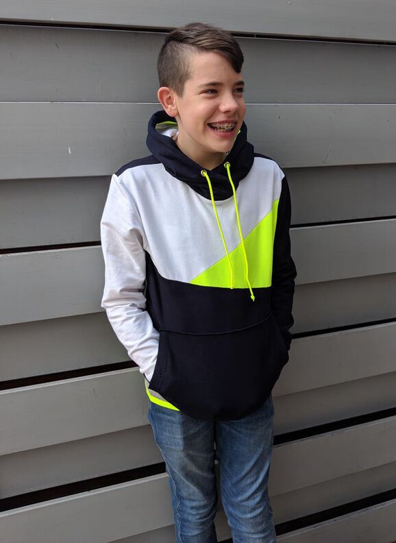 Hoodie "David" unisex Gr. 158-46 image number 5