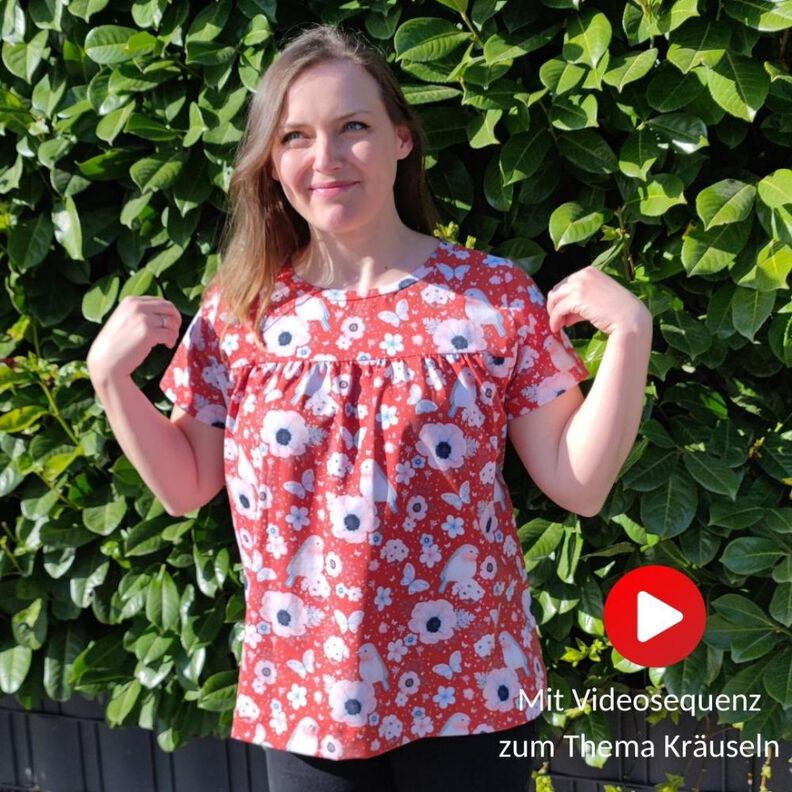  Schnittmuster Shirt Leoni maxi Gr. 34-54 für Nähanfänger image number 1