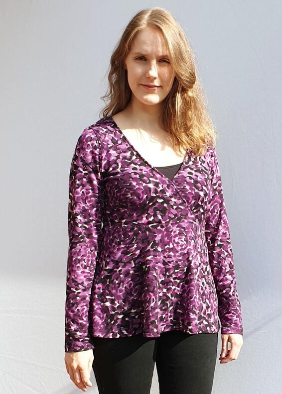 Conny Wickelkleid & Shirt mit hoher Taille, BU 80-116 A4+A0 image number 2