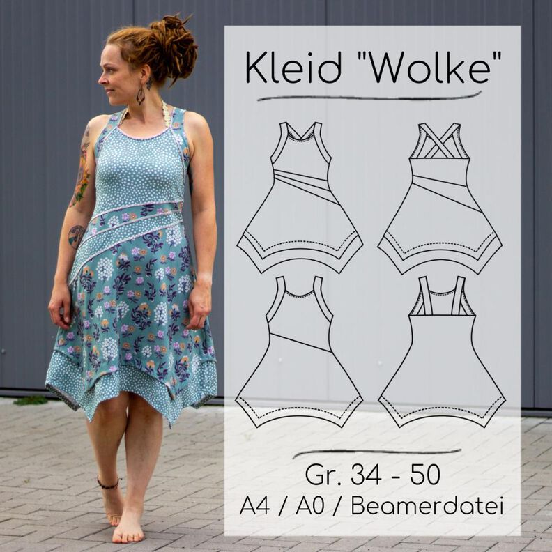 Kleid "Wolke" Gr. 34-50 image number 1