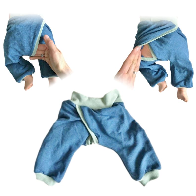 flufftikus ~ Abhaltehose, split pants, für windelfrei image number 4