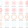 Stickdatei 49 Zirkel Mandala Blumen 5 - 7cm Teil 1 thumbnail number 8