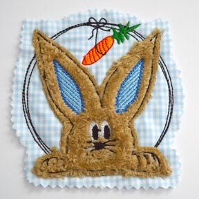 Stickdatei Hase doodle 2er SET 10x10cm