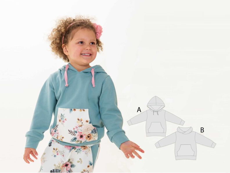 FLY Schnittmuster Hoodie Pullover Mädchen  Junge image number 10