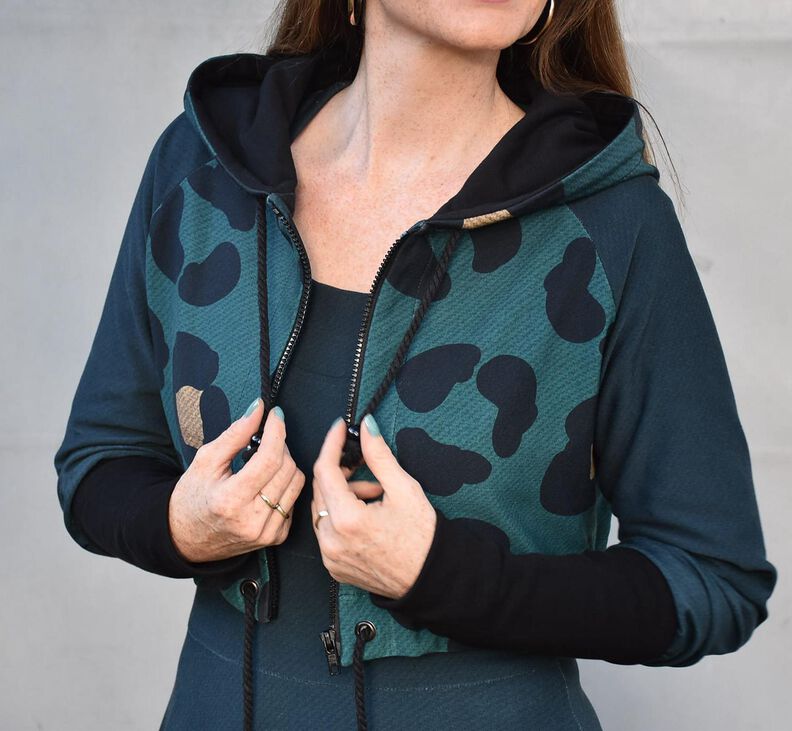 Jacke Sansa, Übergangsjacke, Cropped Jacke Gr. 34 - 50 image number 7