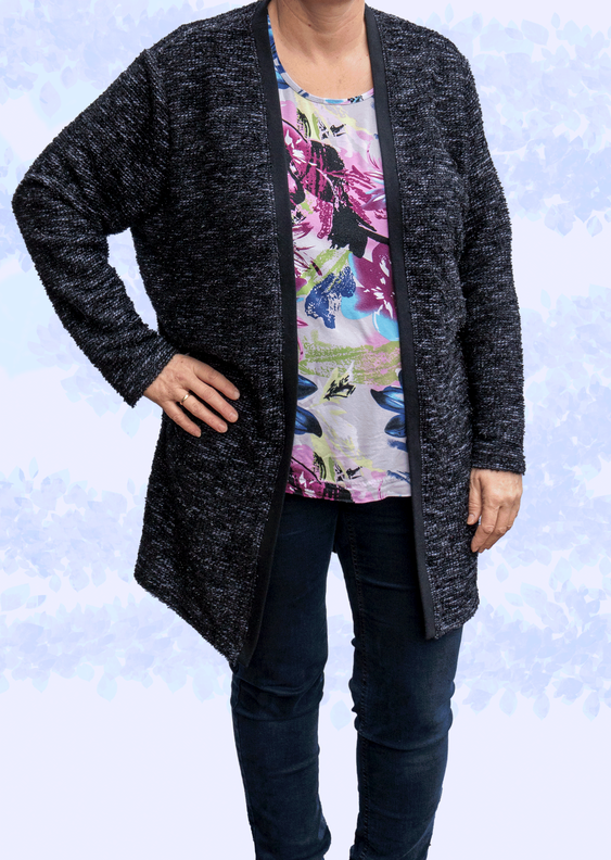 Anna – offener Cardigan in 3 Längen BU 80-116, A4+A0 image number 7