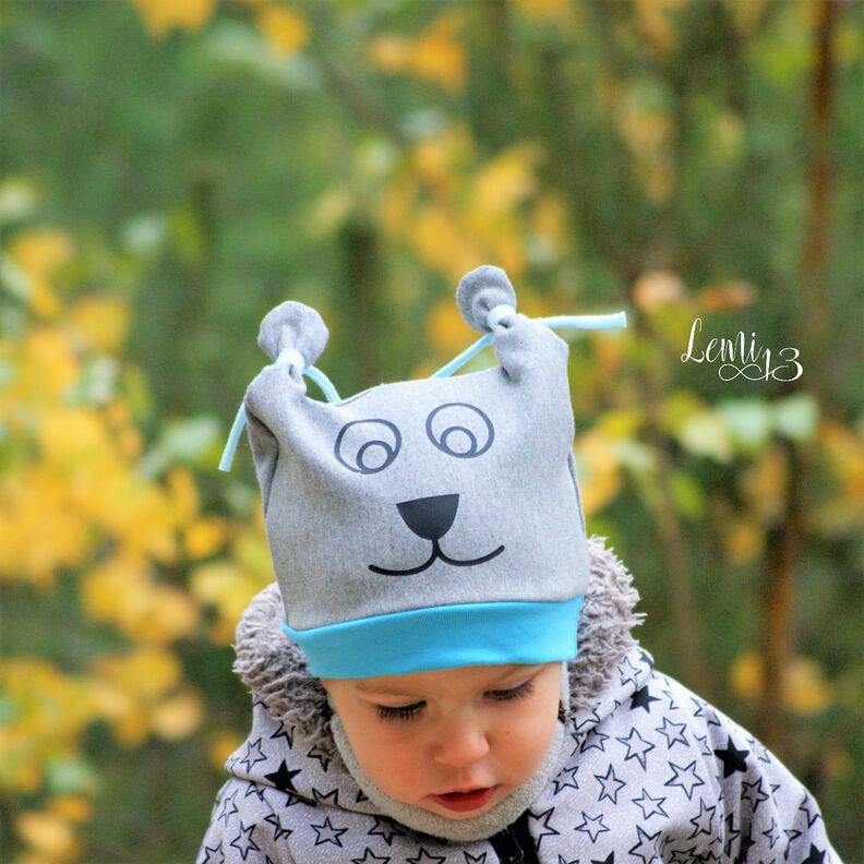 KINDER-BEANIE MIT TIEROHREN HASE UND BÄR 39-52CM UMFANG image number 2