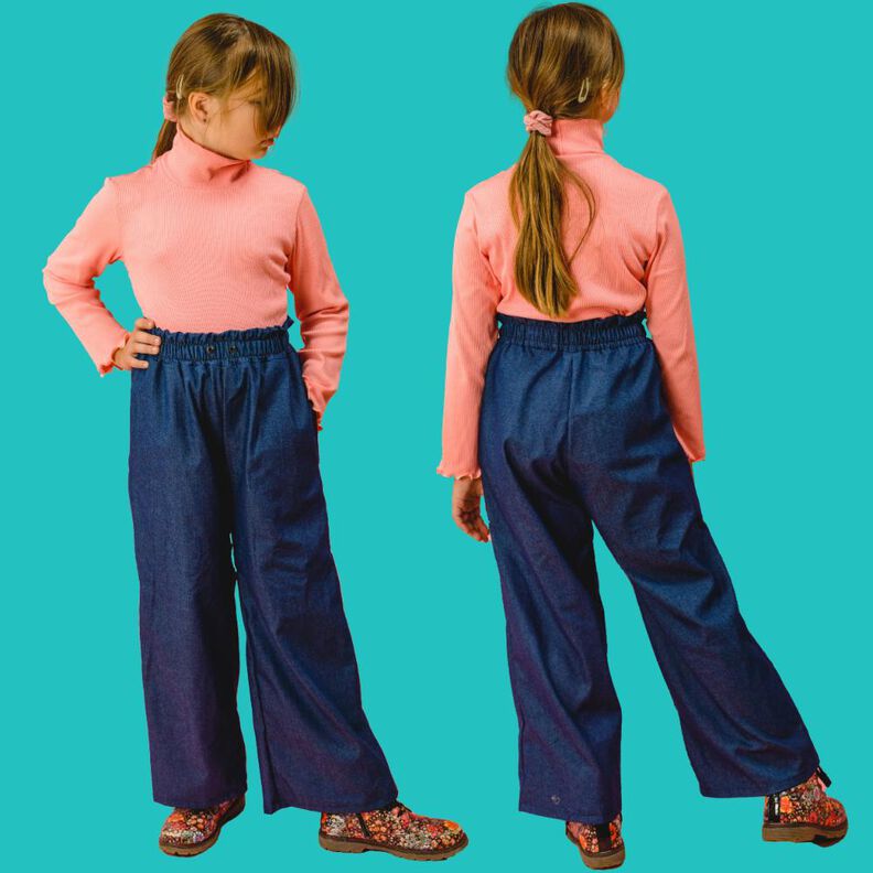 Mädchen Hose Marlene Hose Weit High Waist AWAH ♥ Gr. 92-164 image number 1