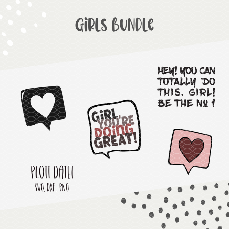 PLOTTDATEI - GIRL BUNDLE image number 2