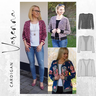 Cardigan VARENNA Gr. 34-54 Ebook Schnittmuster thumbnail number 1