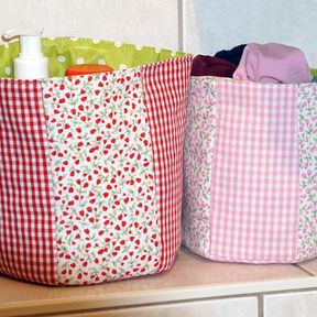 Utensilo Korb K&ouml;rbchen n&auml;hen mit 6-eckigem Boden