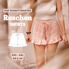 Shorts mit Rüschen | Pyjama Shorts | Boxer Shorts