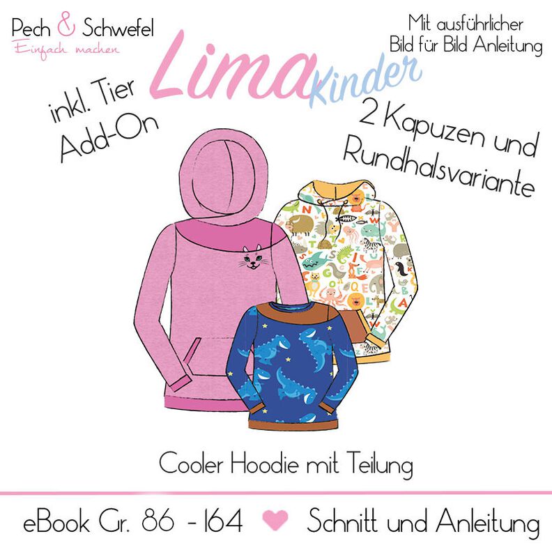 E-Book Lima Kinder Hoodie image number 1
