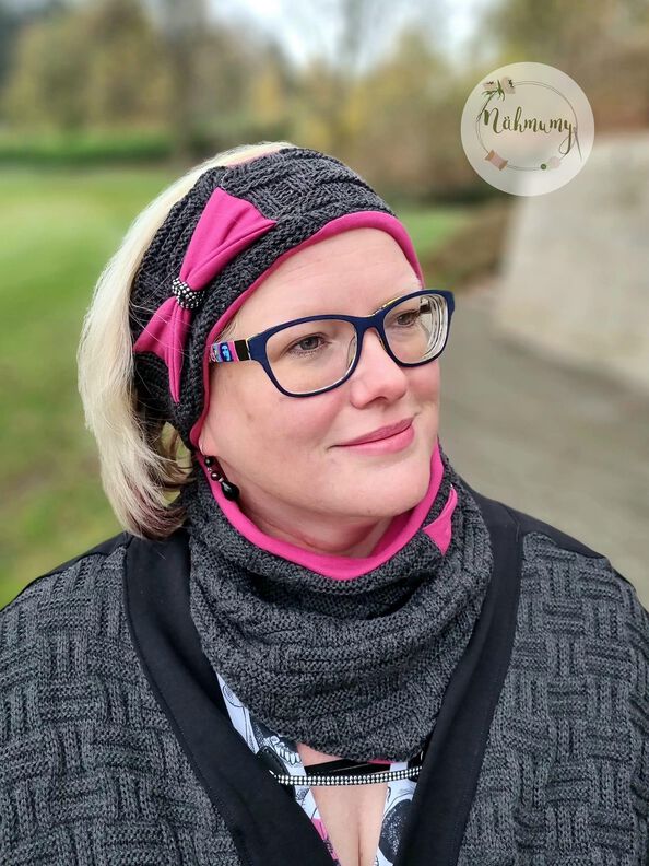 aDIAMONDday - Set aus Beanie, Loop & Stirnband 45/46-59/60 image number 10