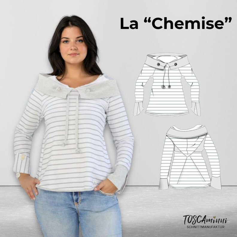 Hoodie "La Chemise" Gr. 34-54 image number 1