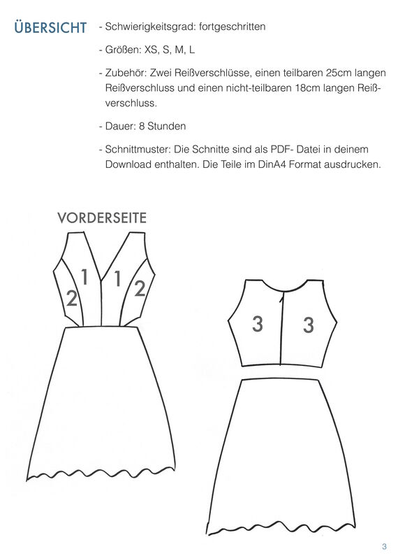 Kleid #Kaja Nähanleitung und Schnittmuster  image number 4