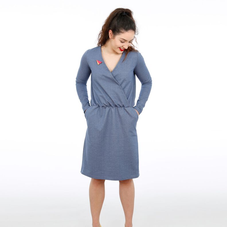 FRAU VILMA - Jerseykleid in Wickeloptik XS-L image number 7