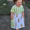 Hanni - Paperbag Kleid für Mädchen Gr. 86-164 thumbnail number 9
