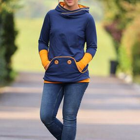 Knopfliebe für Damen Hoodie und Kleid Größe 32-46