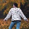 XXL Oversized Shirt nähen Damen Winter warm Pullover thumbnail number 10