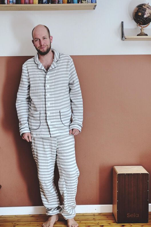 Pyjama Schlummerchen für ihn Männer Gr.44-58 image number 8