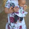 *Püppis Partydress* Puppenkleid Boho inkl. Beanie & Leggings thumbnail number 4