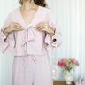 Rüschenbluse mit Schleifen thumbnail number 8