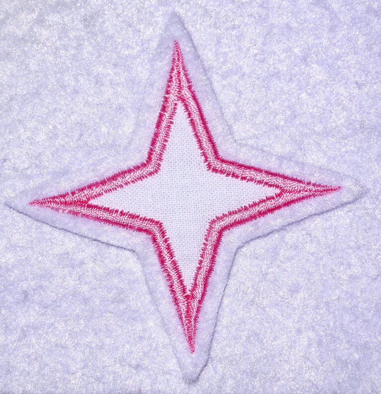 Stickdatei Stern mit 4 Ecken für Stoffapplis in 16 Größen image number 6