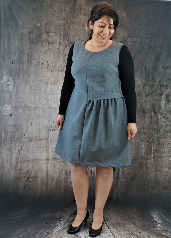 Kleid PETITE NETA Gr. 34-50 PDF-Schnitt A4, A0, Anleitung image number 3
