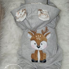 Overall HENRI mit Tierohren für Walk & Fleece 62-116