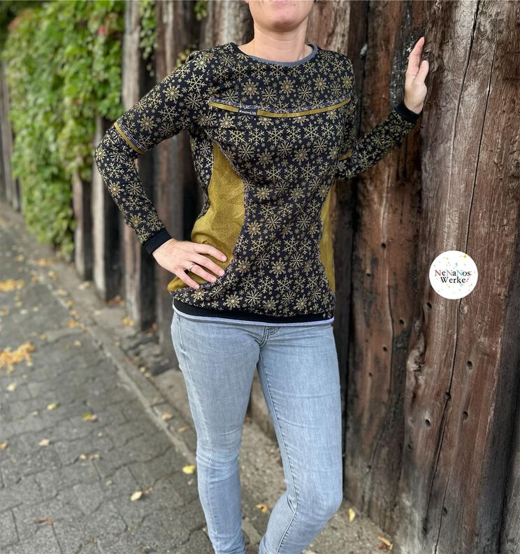Sweater Josefina Gr. 34 - 54 inkl. A0 + Beamerdatei image number 4