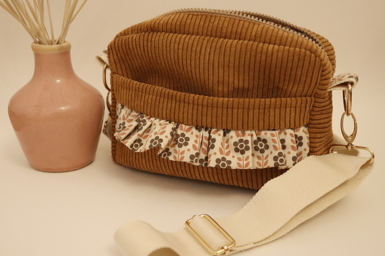 crossbody Cordtasche boxy bag | Schnittmuster & Nähanleitung image number 11