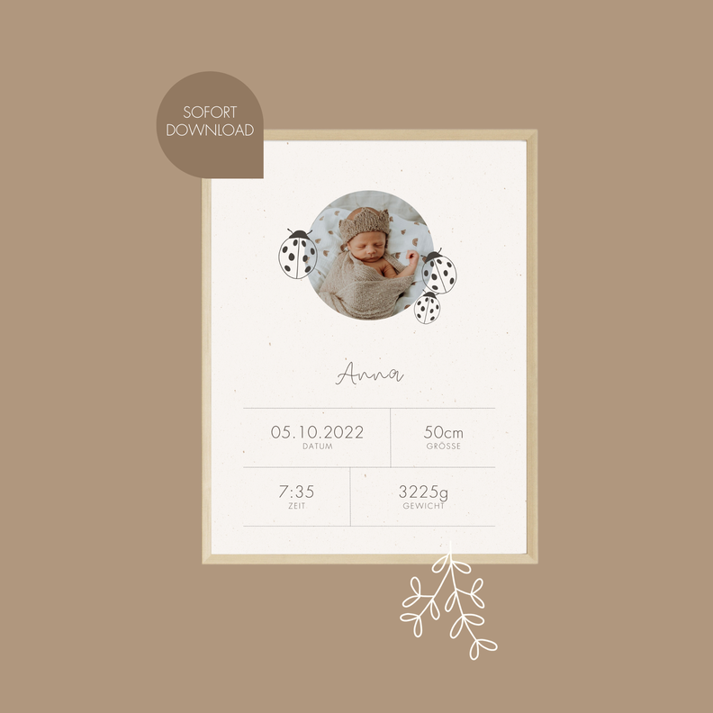 Plotter- und Laserdatei "MARIENK&Auml;FER" SVG PNG image number 6