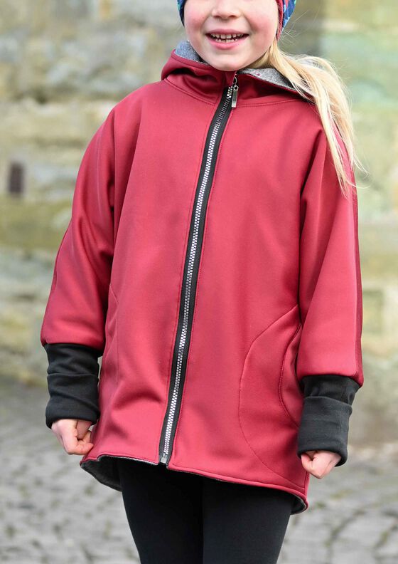 Oversized Jacke Regnbuelys Gr. 128-170, A0, Walk, Cord image number 2